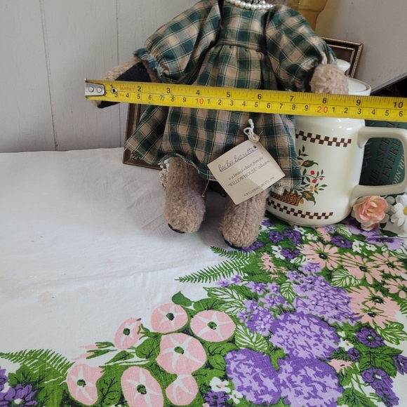 Vintage Willowhouse Plush Teddy Bear Bee Bee Bearette Cottagecore County - Picture 12 of 12